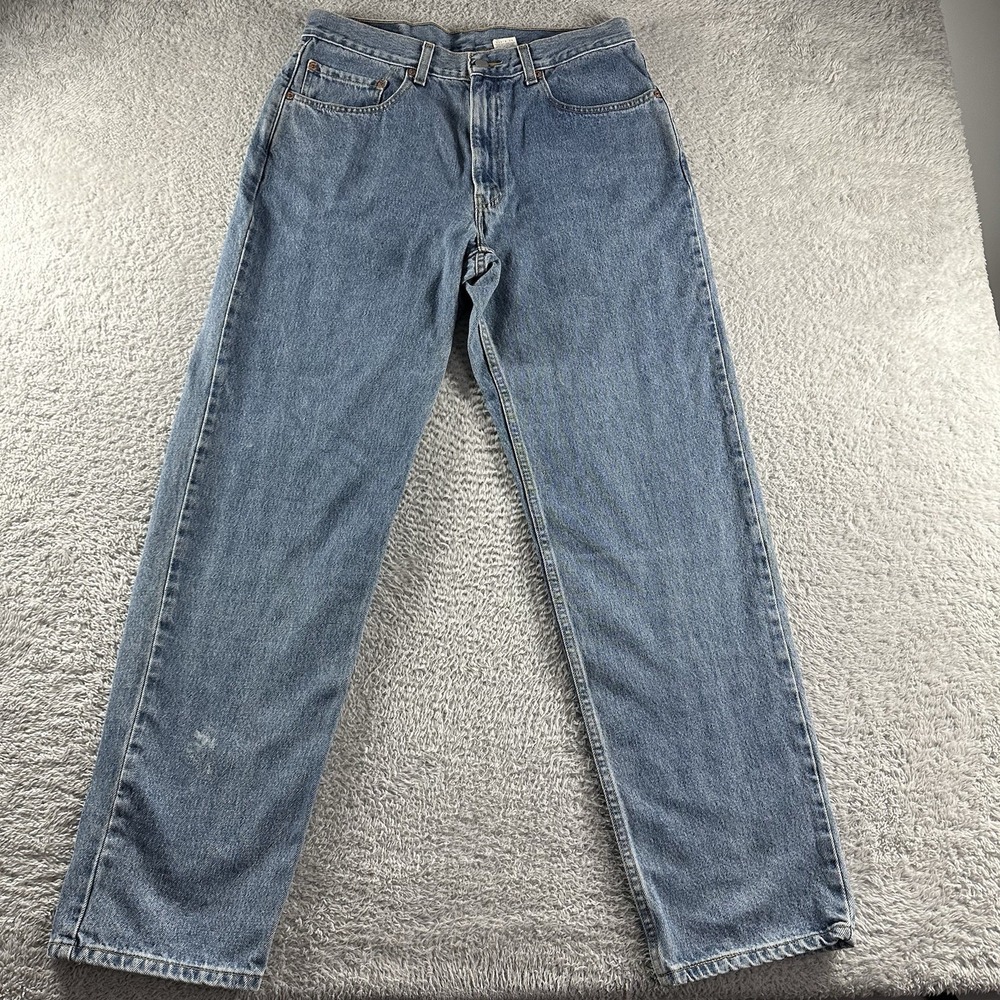 VINTAGE Y2K Levi Jeans Mens 34x32 Relaxed‎ Fit Blue 550 2001
